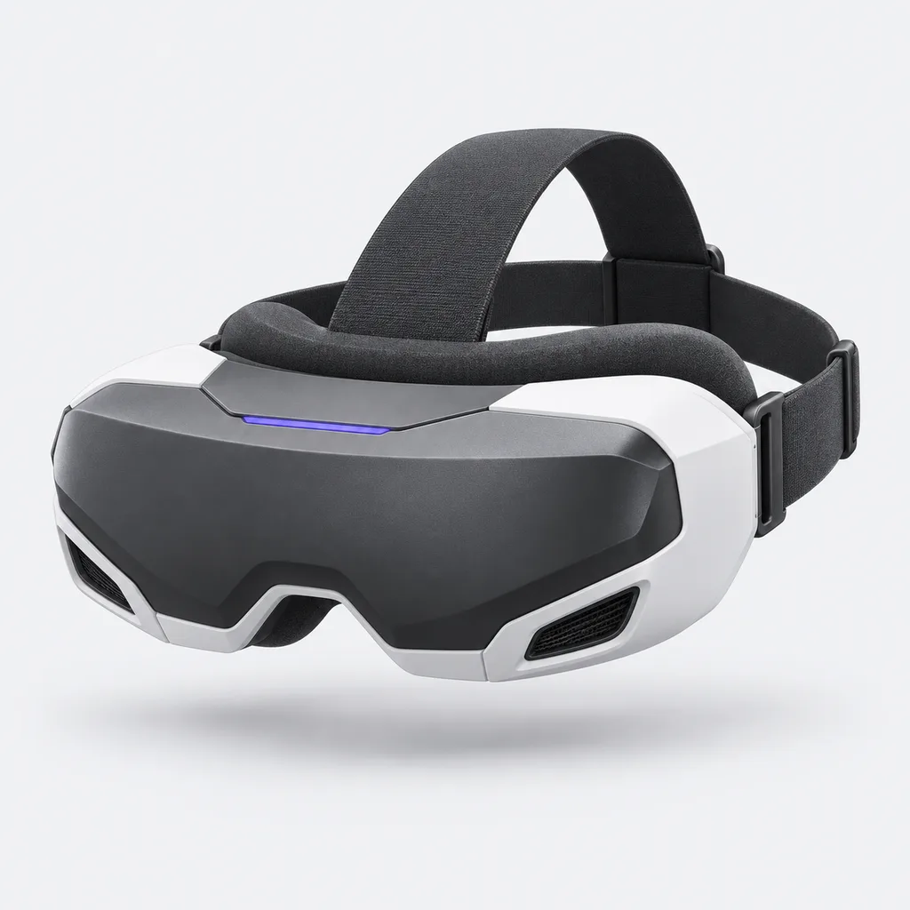 Illustration of generic FPV drone goggles, not a specific model