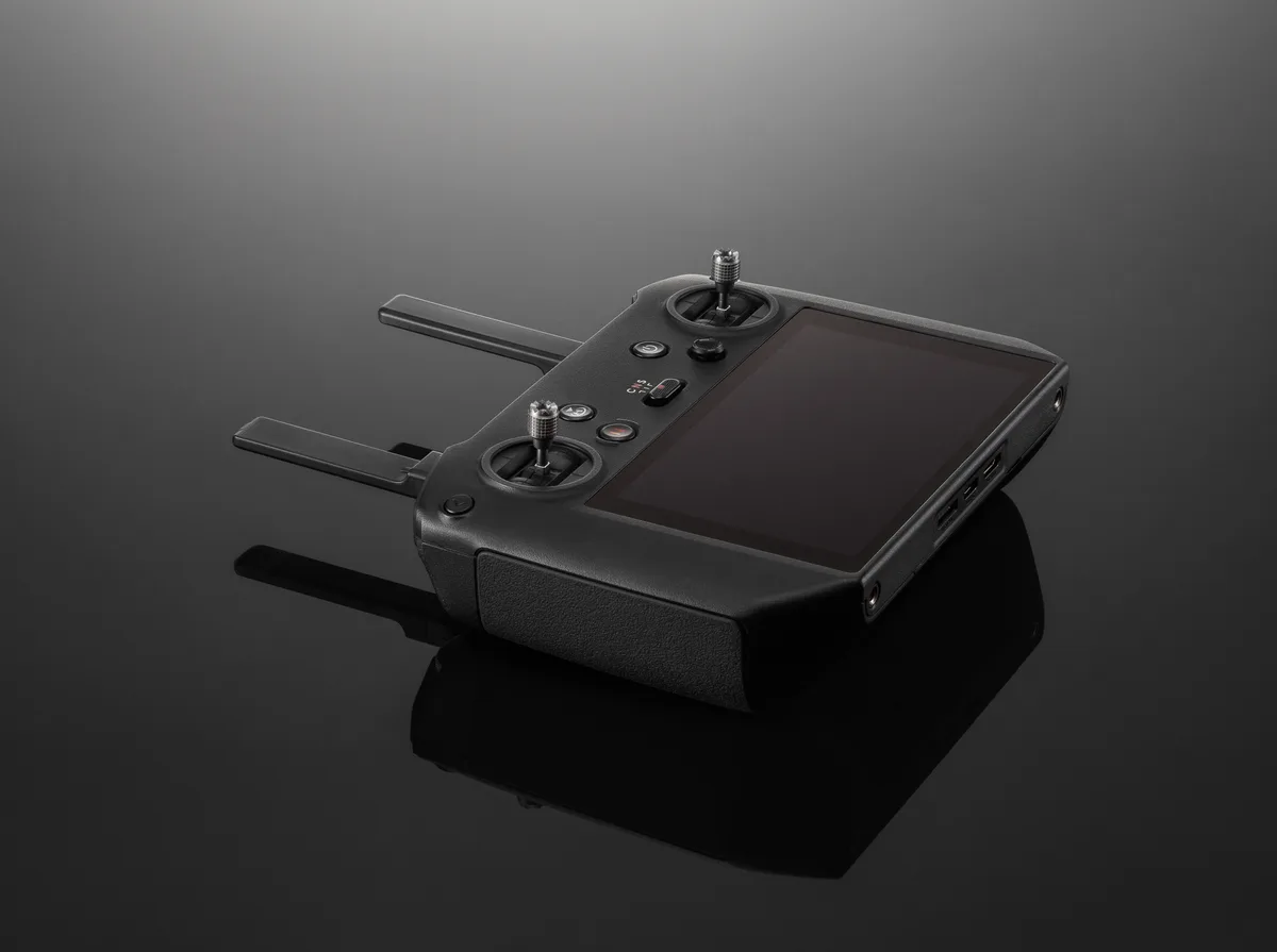 DJI RC Pro remote controller with its built-in screen